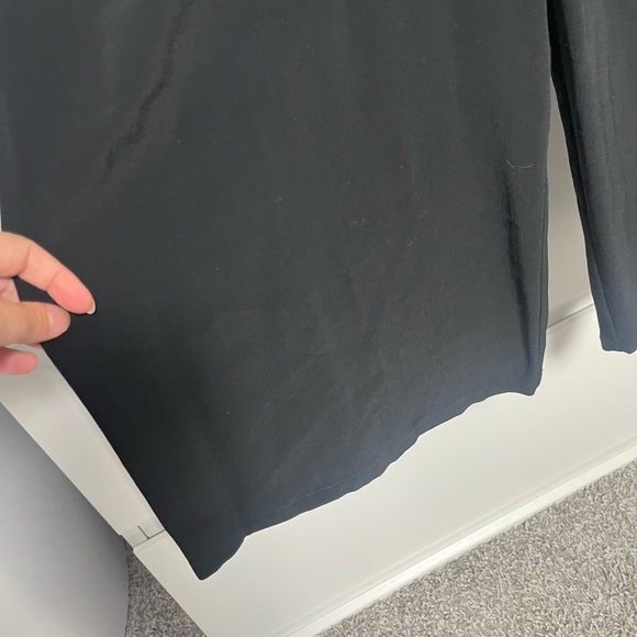 Eileen Fisher | Tencel Lyocell Crepe Jumpsuit Black Stretch Comfort Wide Leg - Picture 5 of 6